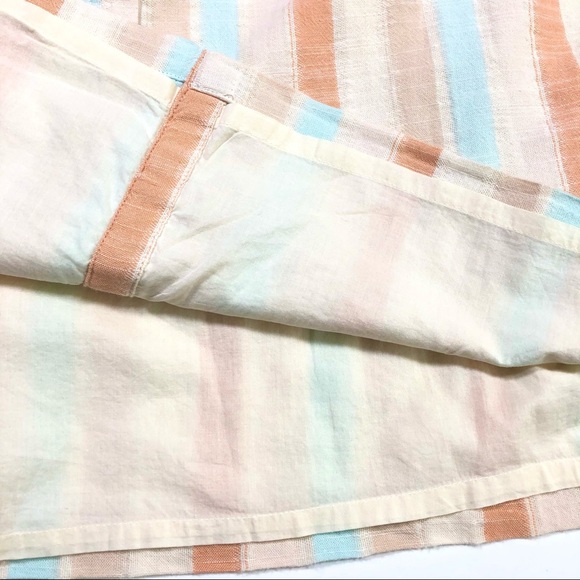 NWT 👗BP Button Front Stripe V Neck Dress Size M - Picture 12 of 16